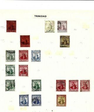 Trinidad (440) 1901 - 1913 X 0 Mounted & X 17 Good To Fine See Scan