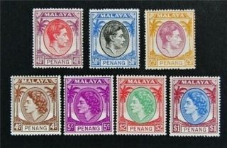 Nystamps British Malaya Penang Stamp 16//43 Og H $42