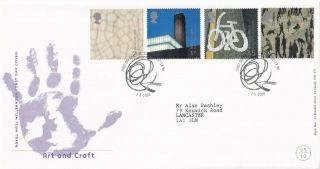 (25503) Gb Fdc Art & Craft Salford 2 May 2000