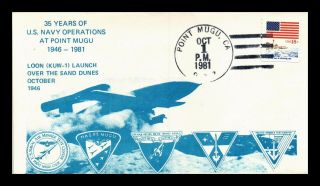 Dr Jim Stamps Us Navy Operations Point Mugu California 35 Years Cover 1981