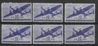 Scott C - 27 Us Stamp Twin Transport 10 Cent Mh