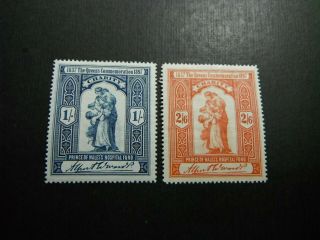 1897 (2) Prince Of Wales Hospital Fund Stamps H