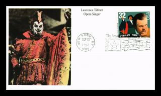 Dr Jim Stamps Us Lawrence Tibbett Opera Singer First Day Cover Mystic