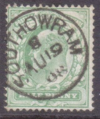 Gb Britain Edward 7th Postmark / Cancel " Southowram " 1908