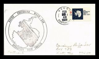 Dr Jim Stamps Us Coast Guard Cutter Southwind Operation Deep Freeze Cover