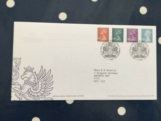 Gb Uk Fdc Cover High Value Defins Set 1.  7.  2003 Cost £ 11.  80