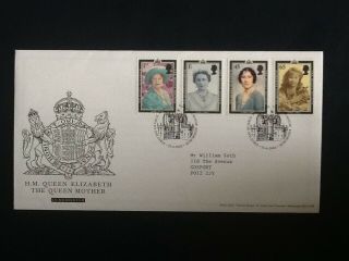 H.  M.  Queen Elizabeth Queen Mother First Day Cover - 25 April 2002 Special