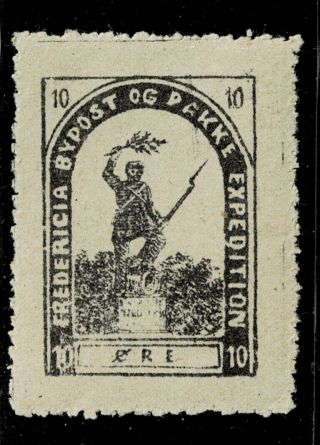 Denmark Local Stamp 15 Fredericia 10 øre Mh