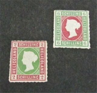 Nystamps British Heligoland Stamp 3.  4 No Gum $40