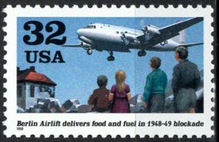 Usa Sc.  3211 32c Berlin Airlift 1998 Mnh