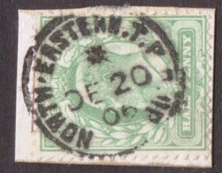 Gb Britain Edward 7th Tpo Postmark / Cancel " North Eastern Tpo Up " 1906