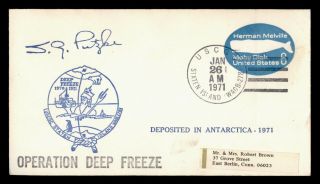 Dr Who 1971 Uscg Staten Island Operation Deep Freeze Stationery C130627