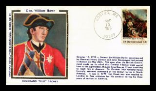 Dr Jim Stamps Us General William Howe American Revolution Colorano Silk Cover