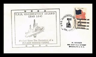 Dr Jim Stamps Us Polaris Missile Firing Uss Observation Island Naval Cover Event