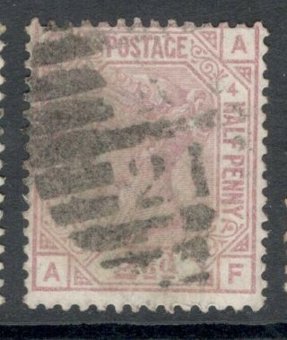 Queen Victoria - Sg 141 - 2 1/2d Rosy Mauve - Plate 4 - - Letters A F