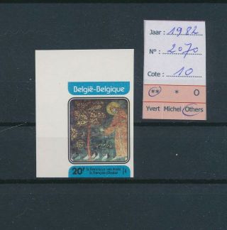 Lk46570 Belgium 1982 St Francis Religious Art Imperf Mnh Cv 10 Eur