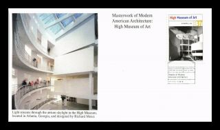 Us Covers Masterwork Of Modern Architecture High Museum Of Art Fdc Mystic