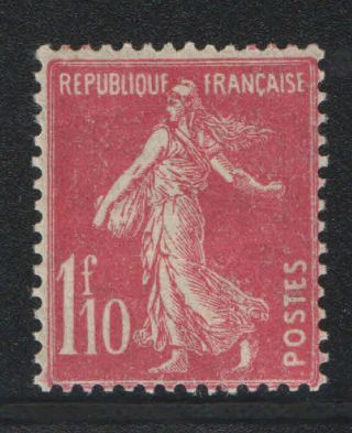 France 1927 Sower 1.  1fr Sc 182 Mh Stamp 10pb1513 Cv $18