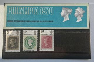 Philympia 1970 G.  B.  Presentation Pack
