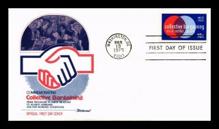 Dr Jim Stamps Us Collective Bargaining First Day Cover Washington Dc