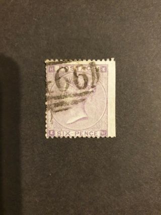 Gb Stamp 1862 - 64 6d Lilac Sg 84
