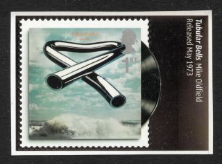 2010.  Mike Oldfield.  Tubular Bells Stamp.  Ex - Booklet.  Unmounted.