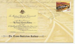 Fdc - Railways - Australia - Trans - Australian Railway - 2010 - (4580) (z)