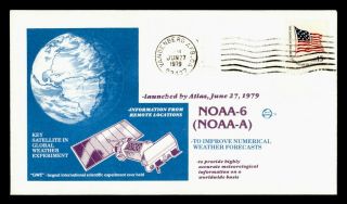 Dr Who 1979 Noaa - 6 Space Launch Weather Experiment Satellite C126051