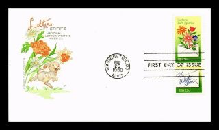 Dr Jim Stamps Us Letters Lift Spirits Combo Fdc House Of Farnum Cover