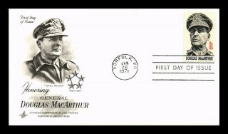 Dr Jim Stamps Us General Douglas Macarthur First Day Cover Art Craft