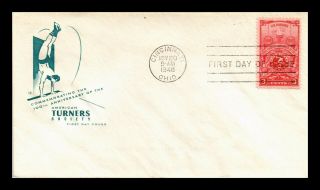 Dr Jim Stamps Us American Turners Fdc Cover Scott 979 House Of Farnum