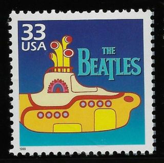 1999 Sc 3188o The Beatles Yellow Submarine 33c Mnh Celebrate Century 1960s
