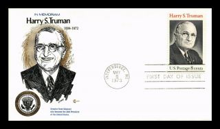 Dr Jim Stamps Us Harry S Truman President First Day Cover Craft