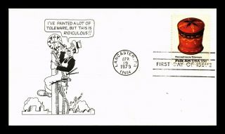 Dr Jim Stamps Us Pennsylvania Toleware Folk Art First Day Cover Lancaster