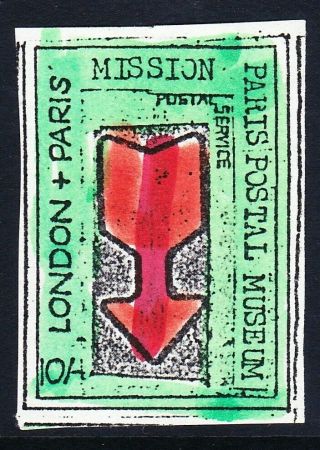 Post Strike 1971 Special Mission Courier 10s Red & Green Mng - Cinderella