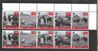 Great Britain Stamps 1566a Strip Of 6 X2 (nh) From 1994