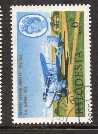 Rhodesia 1966 Qeii Early Issue Fine 6d.  233271