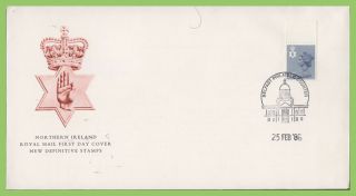 G.  B.  1986 Northern Ireland 17p Acp On Royal Mail First Day Cover,  Belfast