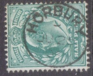 Gb Britain Edward 7th Postmark / Cancel " Horbury " 1904