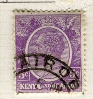 British Kut; Kenya 1922 Early Gv Issue Fine 5c.  Value Shade