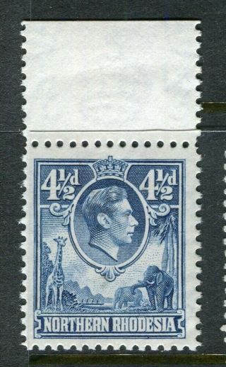 Northern Rhodesia; 1938 Early Gvi Pictorial Issue Hinged Shade Of 4.  5d.