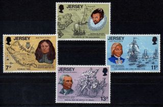 Jersey 1976 American Independance Mnh Set S.  G.  160 - 163