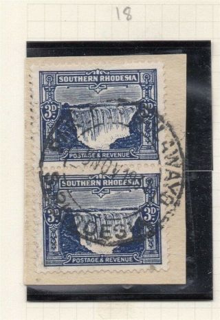 Southern Rhodesia 1931 Early Issue Fine 3d.  Postmark 284259