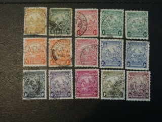 Barbados Stamps Sg 248/256 Part Set With Different Perfs All Gu Issued 1938 - 47.