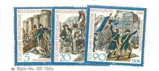 Ddr Mnh 2757 - 9 French Revolution