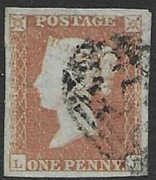 Sg8 1d Red - Brown Fine With 4 Large Margins