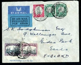 South Africa - 1935 Airmail Cover To England