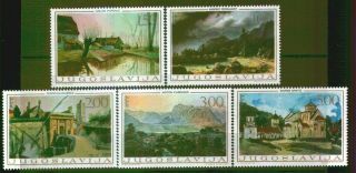 1298 - Yugoslavia 1968 - Paintings - Mnh Set