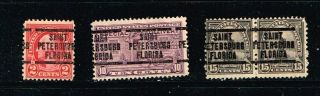 Liquidation Usa - Precancel Stamp.  - St - Petersburg,  Florida P - 463