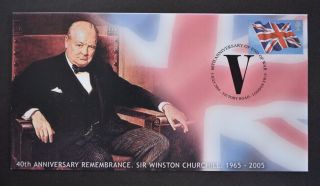 2005 Cover,  40th Anniversary Remembrance Of Sir Winston Churchill,  London H/s.